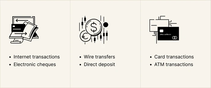 EFT payment types